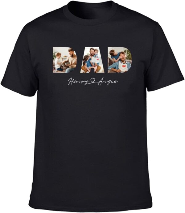 Gifts for Dad, Christmas Custom Dad Gifts from Daughter Son, Personalized Shirts/Hoodie with Photos - Image 9