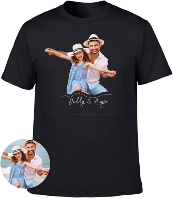 Gifts for Dad, Christmas Custom Dad Gifts from Daughter Son, Personalized Shirts/Hoodie with Photos - Image 8