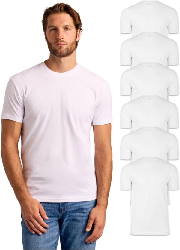 True Classic Mens T-Shirts - Short Sleeve Crew Neck Plain Novelty T Shirt for Men - Image 10