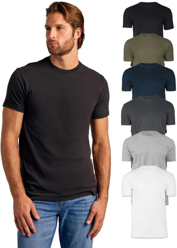 True Classic Mens T-Shirts - Short Sleeve Crew Neck Plain Novelty T Shirt for Men