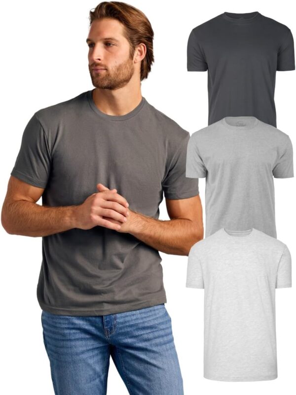 True Classic Mens T-Shirts - Short Sleeve Crew Neck Plain Novelty T Shirt for Men - Image 28