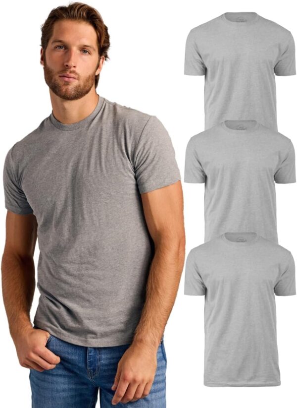 True Classic Mens T-Shirts - Short Sleeve Crew Neck Plain Novelty T Shirt for Men - Image 13