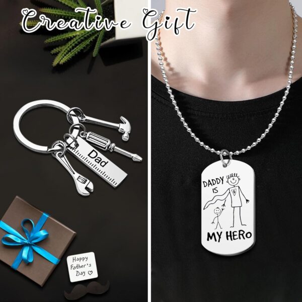 Gifts for Dad, Christmas Custom Dad Gifts from Daughter Son, Personalized Shirts/Hoodie with Photos - Image 5