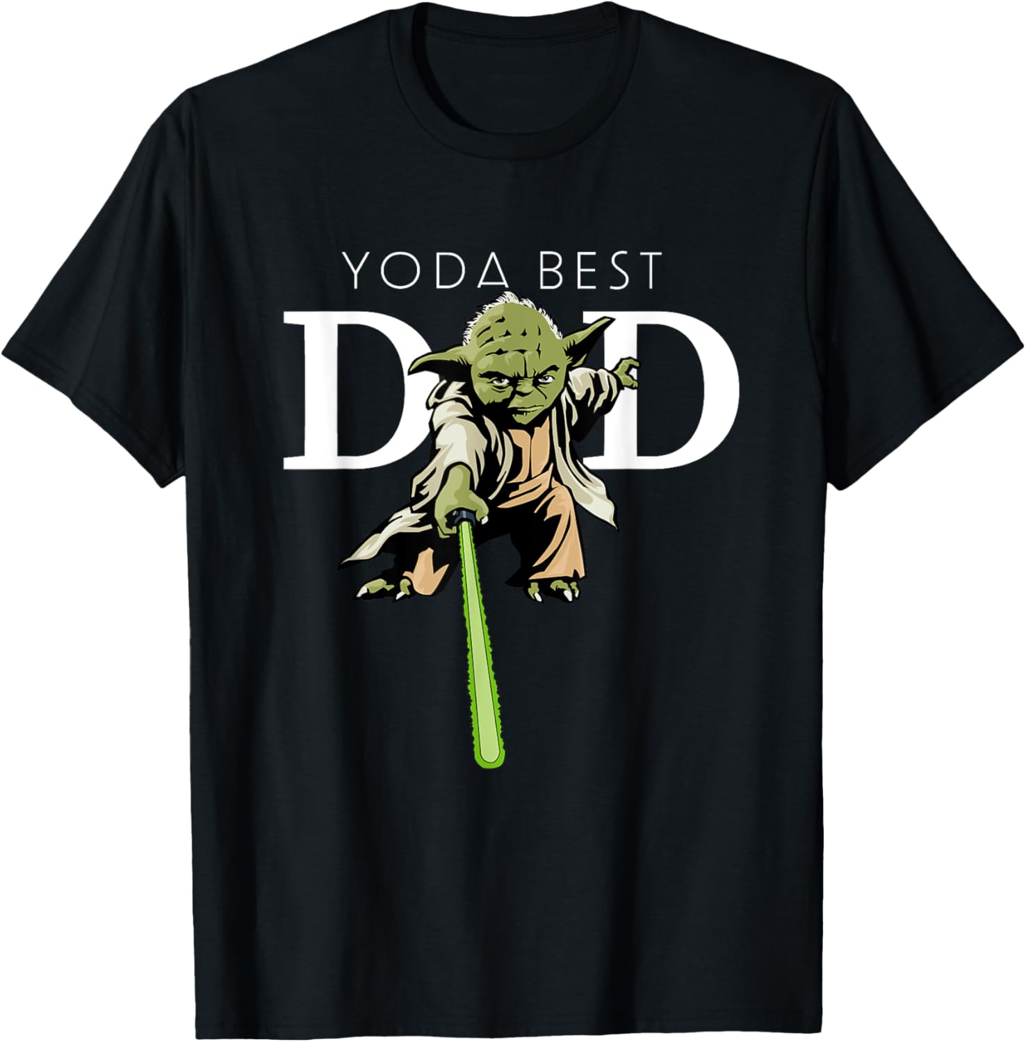 Star Wars Yoda Lightsaber Best Dad Father's Day